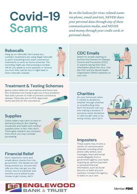 EBT CVD19 Scams Infographic
