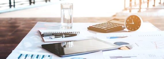 tablet on a desk