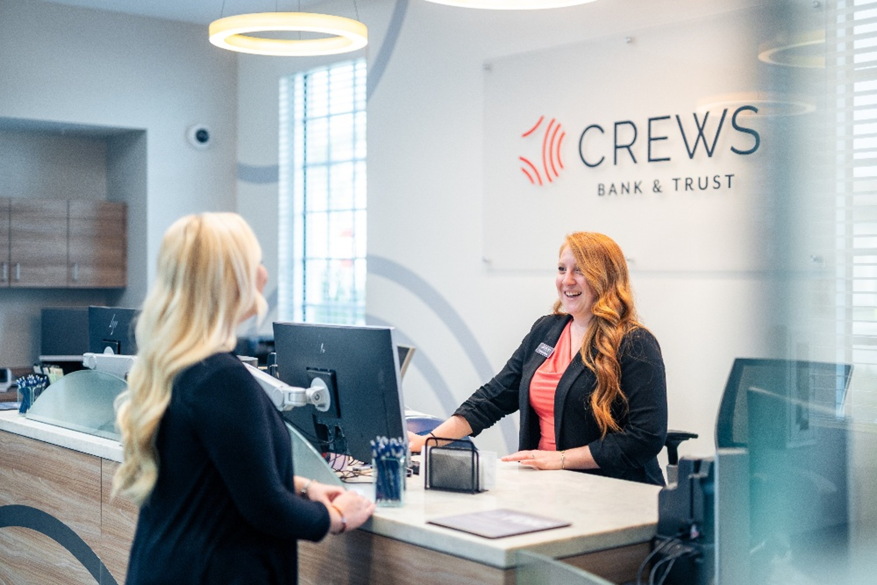 Smiling Crews Bank& Trust team member